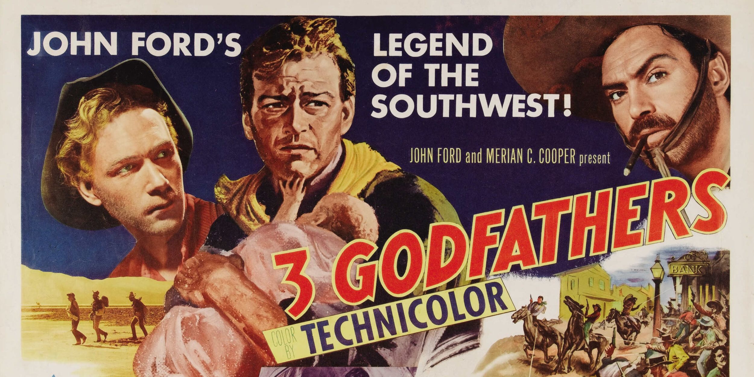 3 Godfathers movie poster