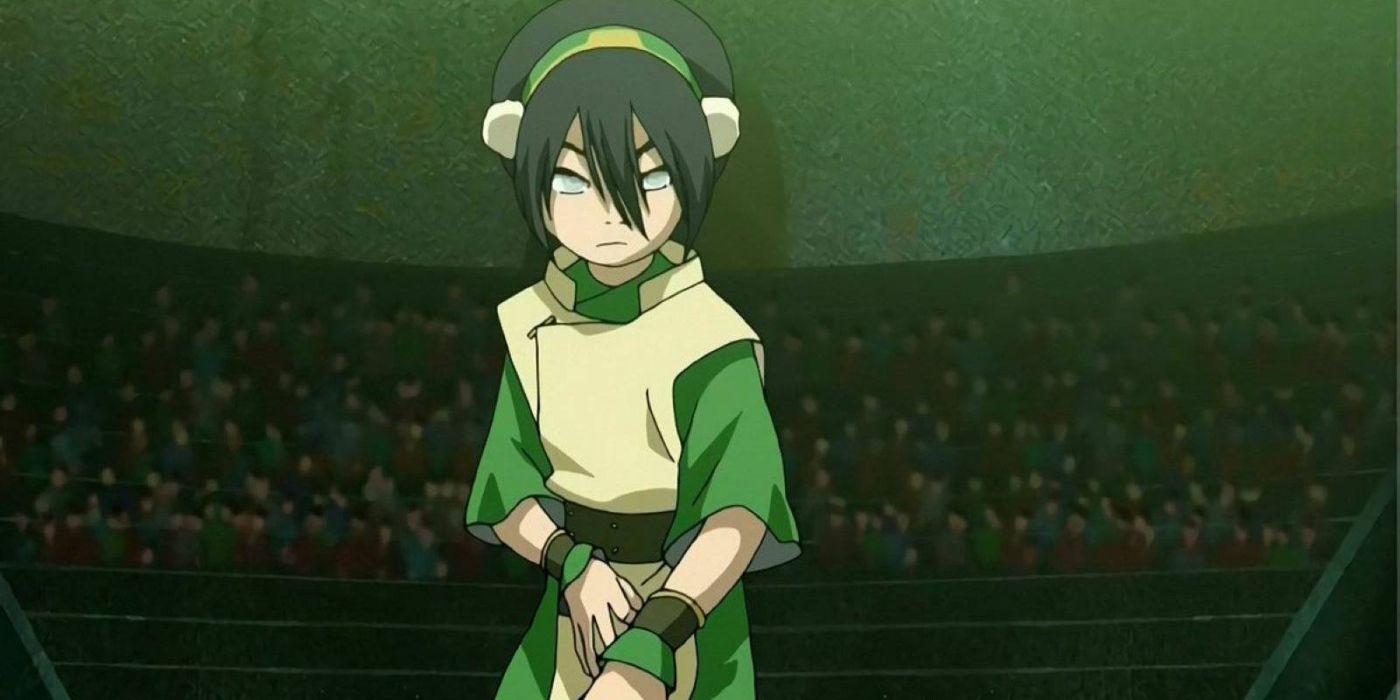 Earthbending Toph in Avatar: The Last Airbender