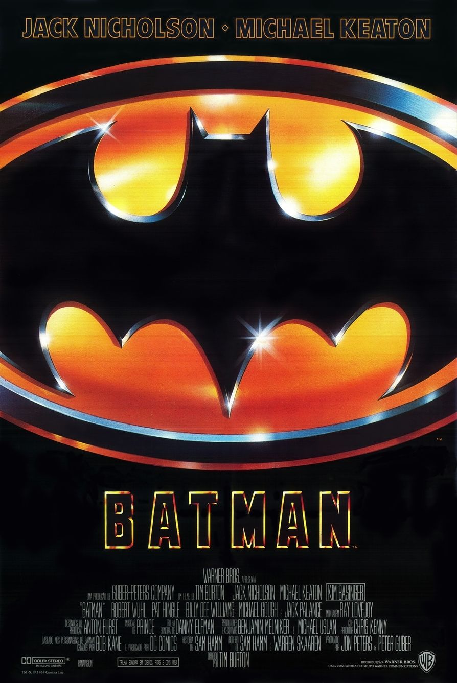 cartel de la película batman 1989