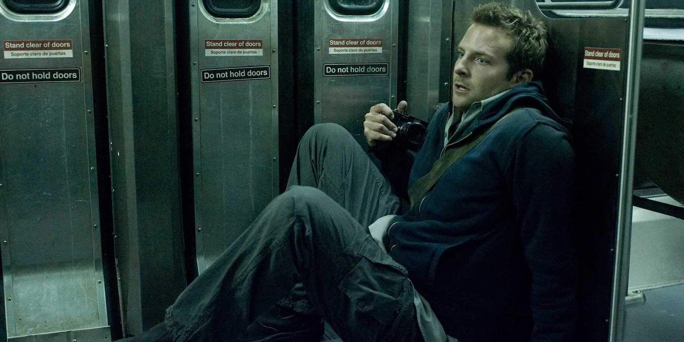 Bradley Cooper on a subway in Midnight Meat Train