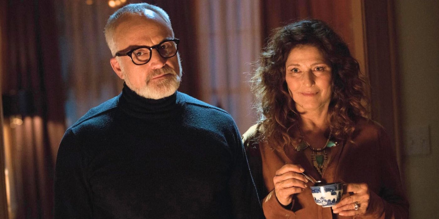 Catherine Keener and Bradley Whitford in 'Get Out'