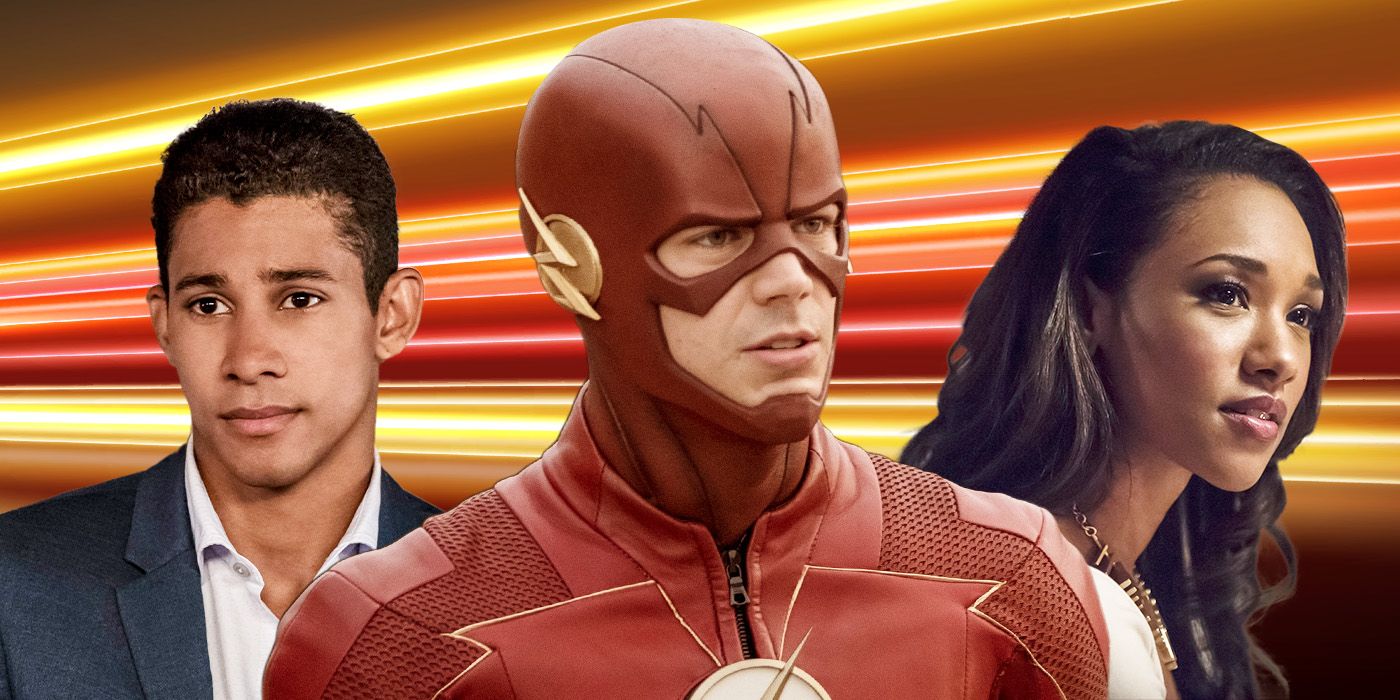CW Flash series' The Flash,, Wally West, and Iris West