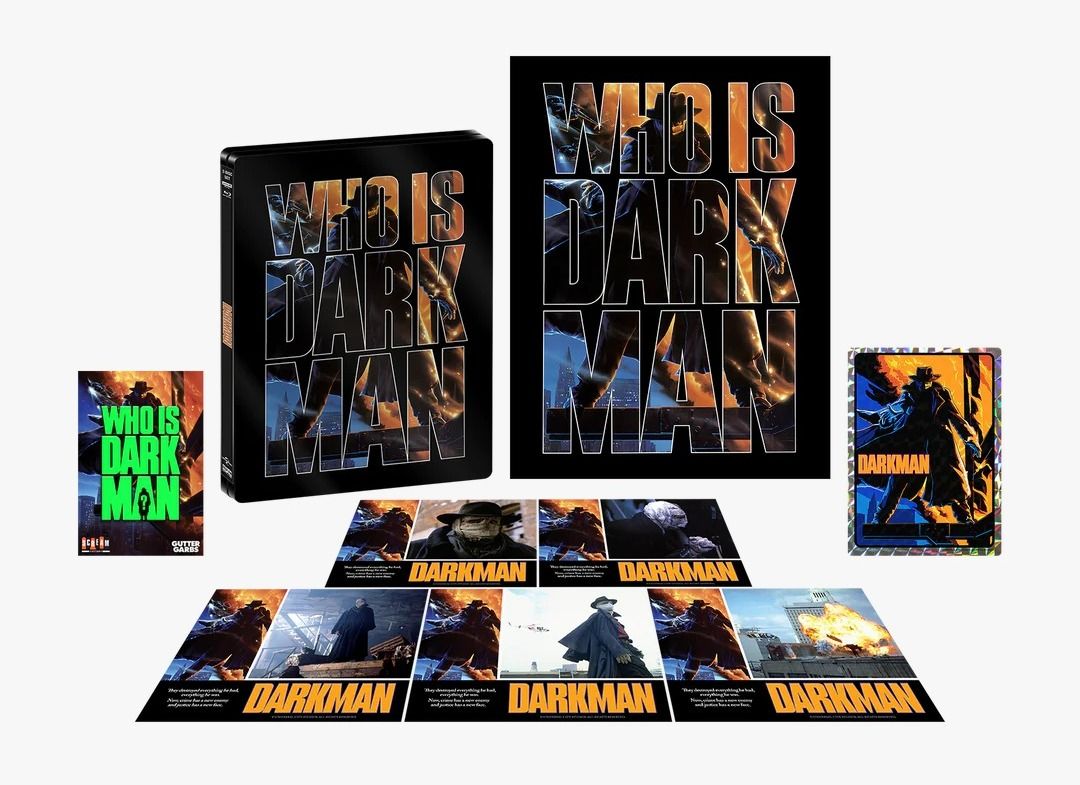 Amazon.com: Darkman - Limited Edition Steelbook 4K Ultra HD + Blu-ray [4K  UHD] : Liam Neeson, Frances McDormand, Larry Drake, Colin Friels, Nelson  Mashita, Jessie Lawrence Ferguson, Rafael H. Robledo, Danny Hicks,