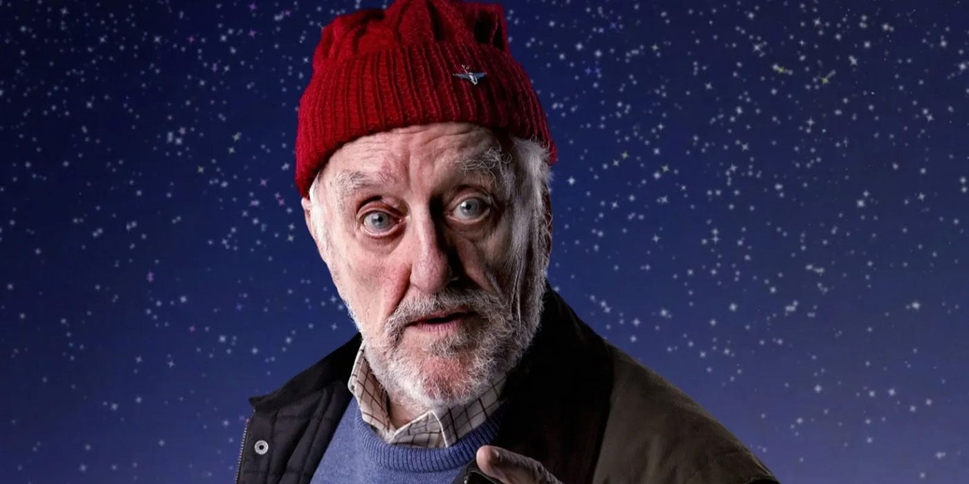 Bernard Cribbins as Wilfred Mott in a promotional image for the 2006 Doctor Who special
