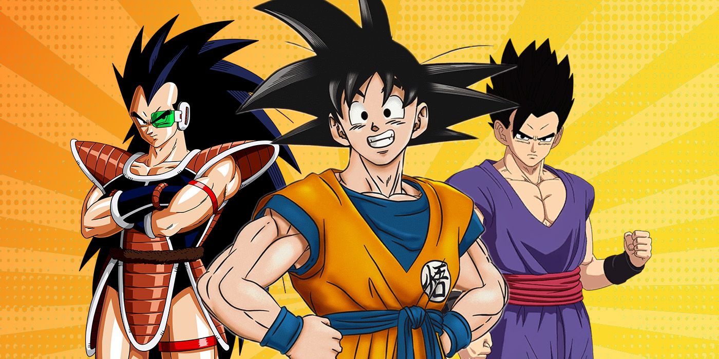 Raditz, Goku, and Gohan headline the Son Family Tree in Dragon Ball Z