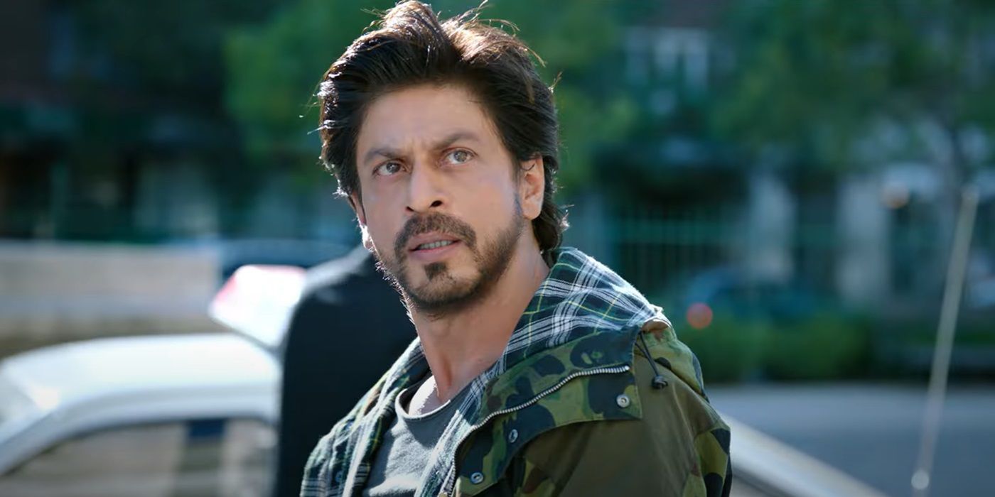 Shah Rukh Khan as Hardayal Singh Dhillon looking back in Dunki