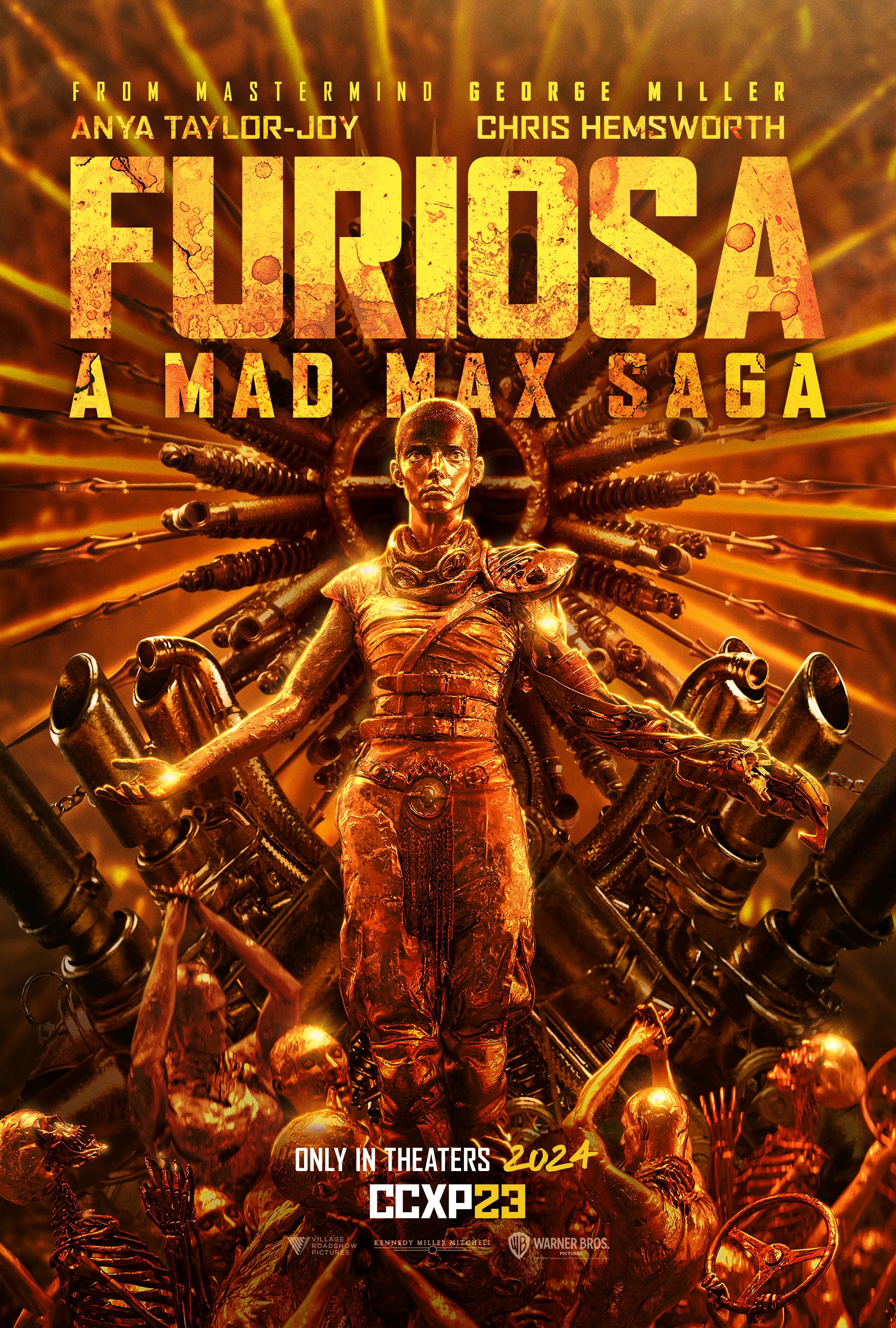 The poster for Furiosa: A Mad Max Saga