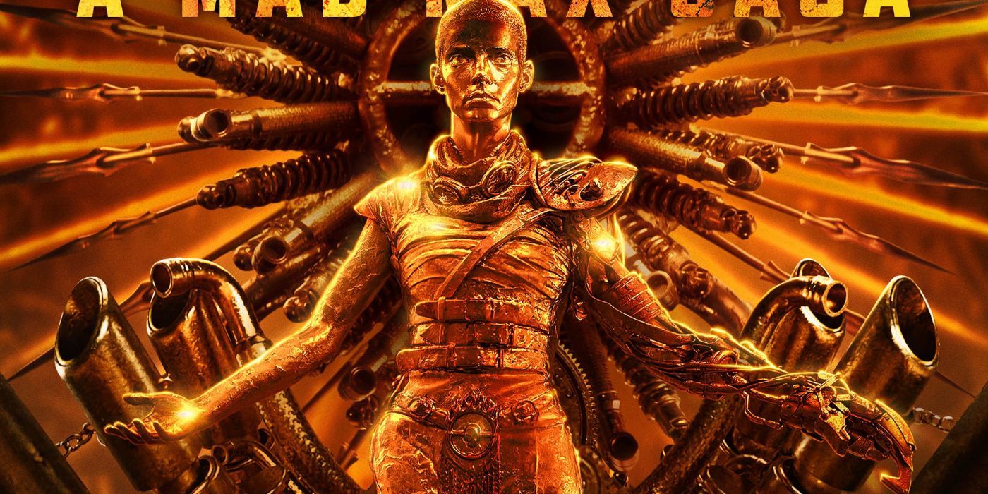 Anya Taylor-Joy on the poster for Furiosa: A Mad Max Saga