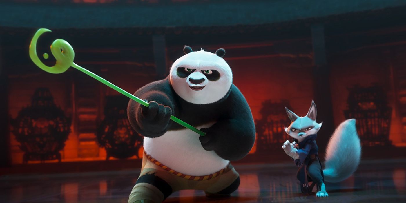 Po y Zhen en Kung Fu Panda 4
