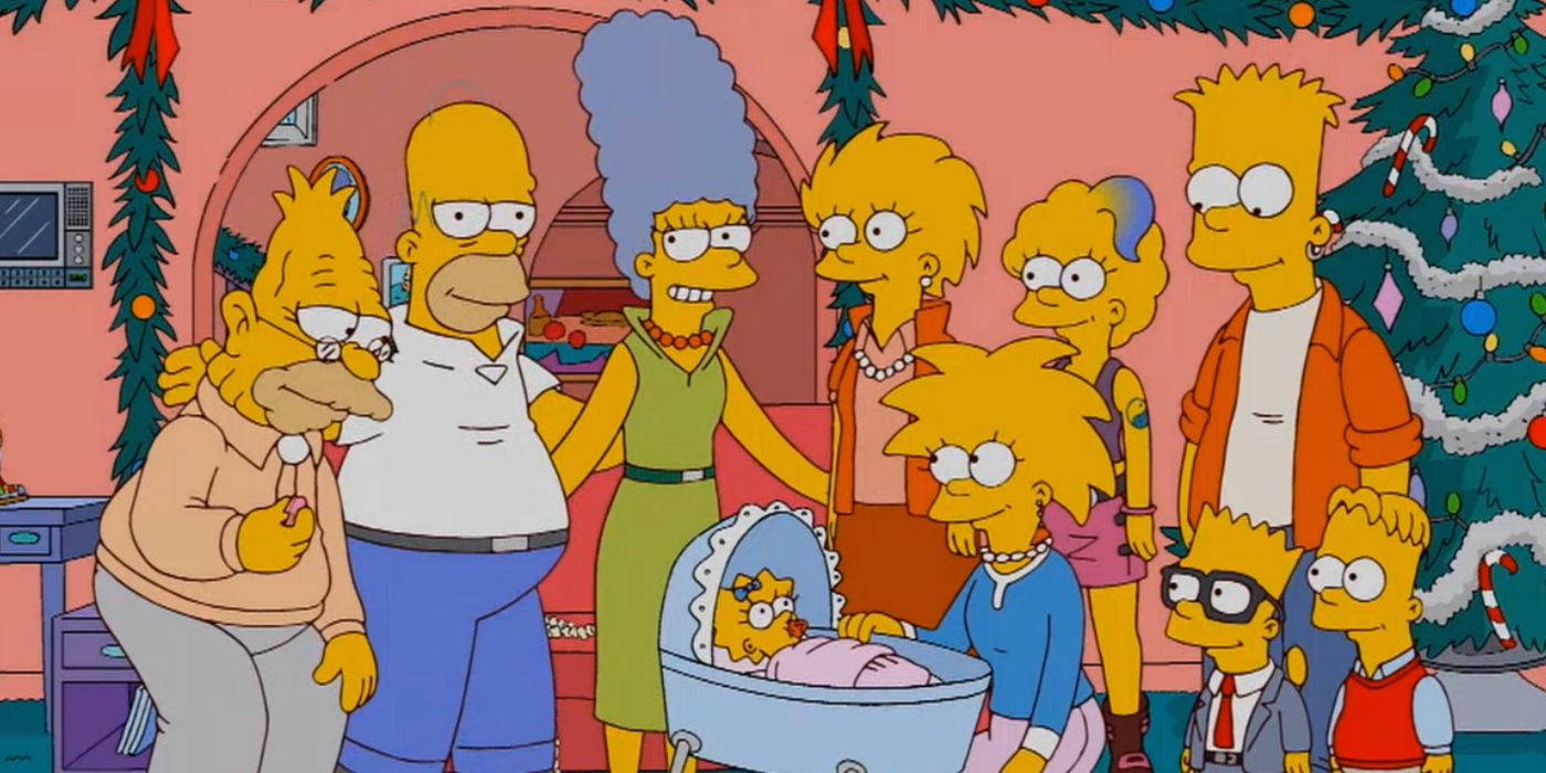The Future Simpsons Family in "Holidays of Future Passed".