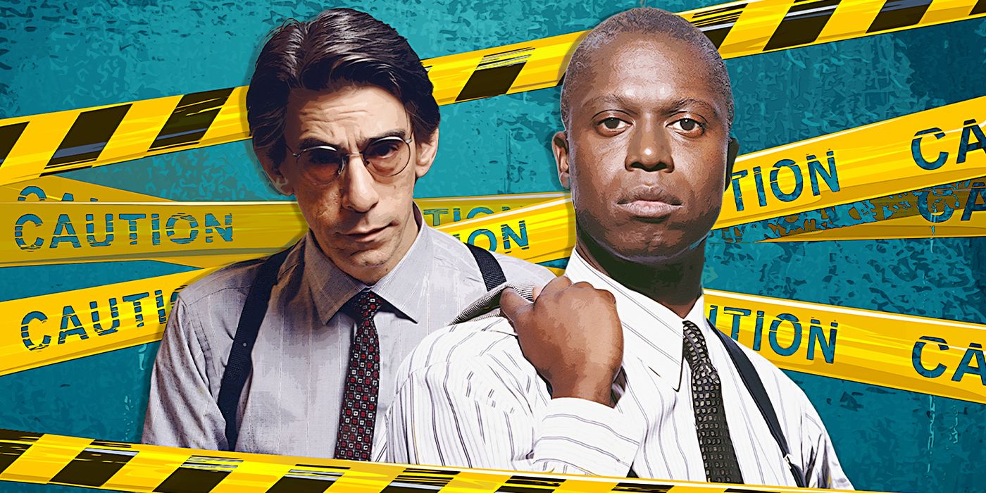 Andre Braugher and Richard Belzer in Homicide: Life on the Street