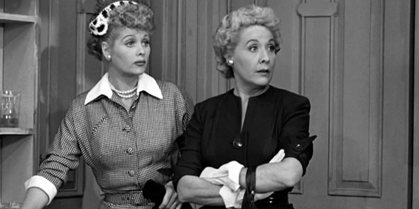 Lucille Ball and Vivian Vance in 'I Love Lucy' (1951-1957)