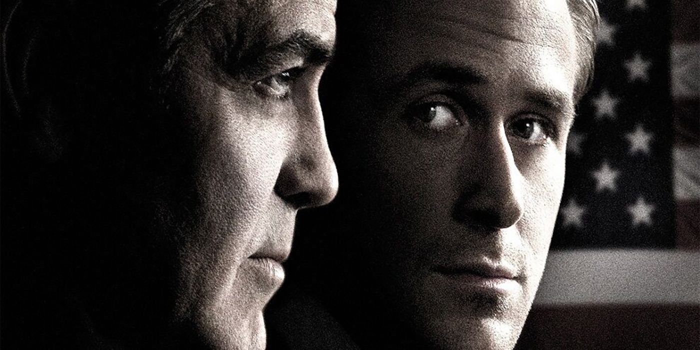 George Clooney and Ryan Gosling on the Ides of March poster