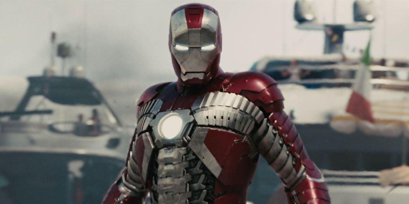 Robert Downey Jr. as Iron Man a.k.a Tony Stark in Iron Man 2
