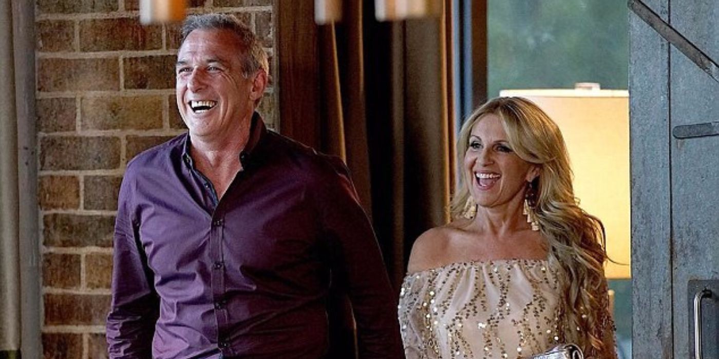 John Robertson and Melissa Walsh &lsquo;MAFS Australia&rsquo; smiling