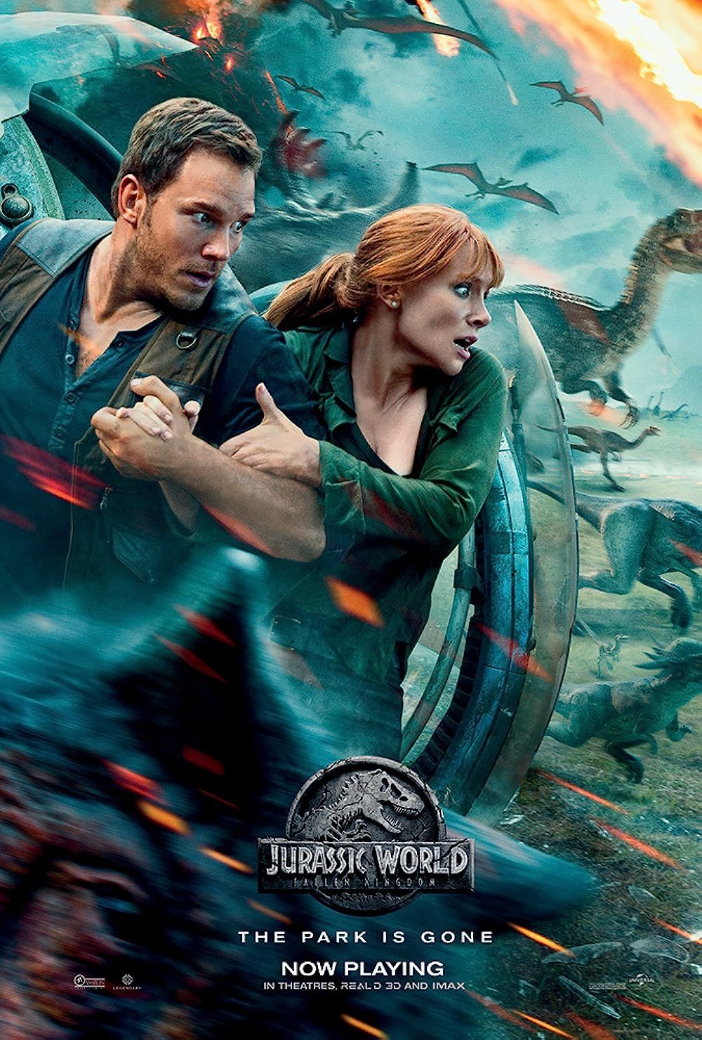 poster for Jurassic World: Fallen Kingdom