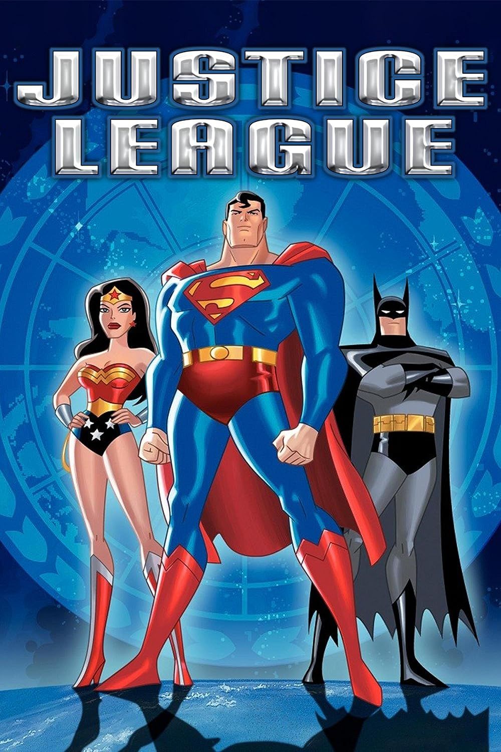 Wonder Woman, Superman i Batman posant 