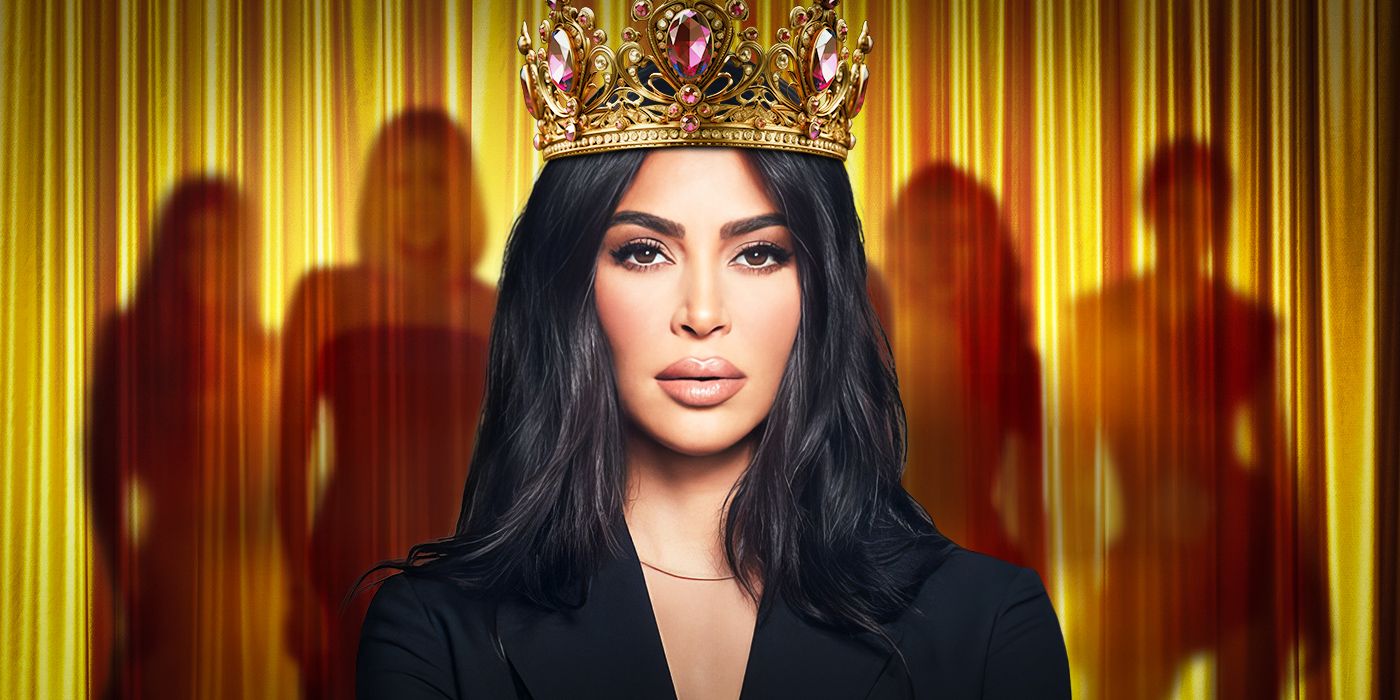 'The Kardashians' (Kim Kardashian) with crown atop her head