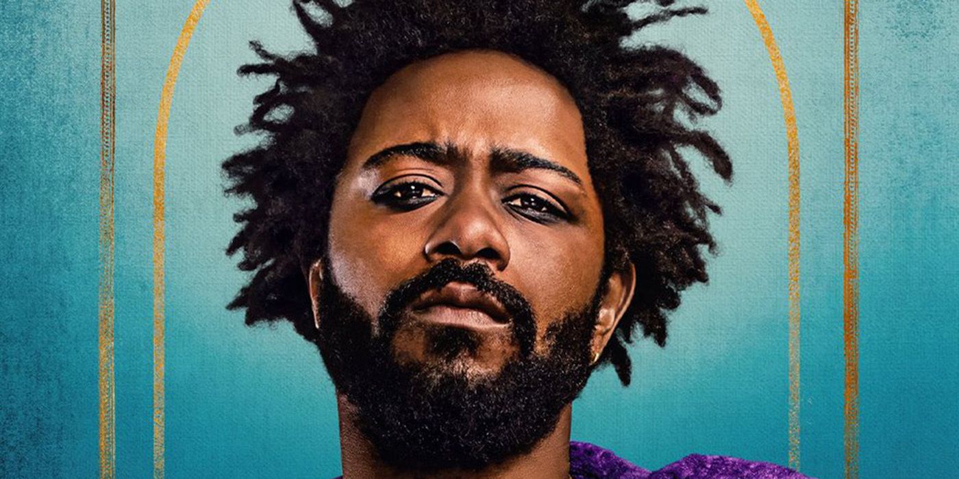 LaKeith Stanfield as Clarence in a character poster for The Book of Clarence 