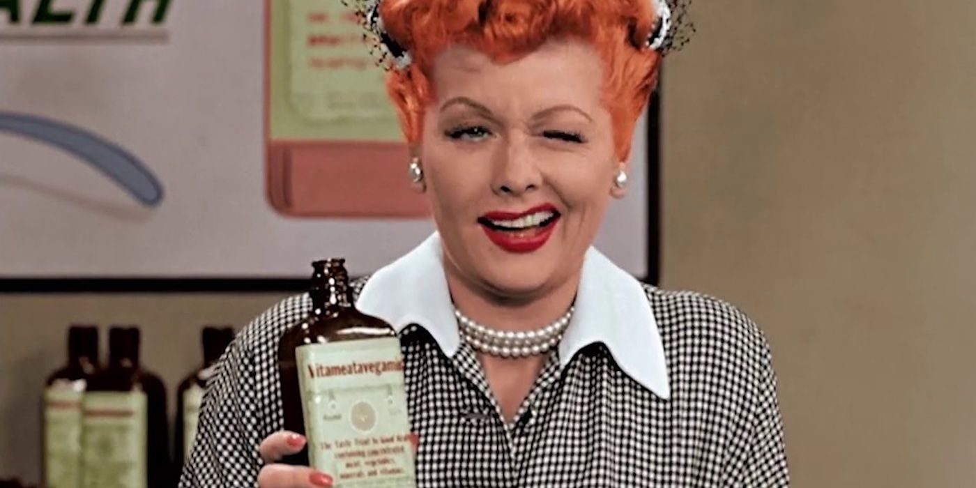 Lucille Ball in the classic 'Lucy Does a TV Commercial' episode of 'I Love Lucy'