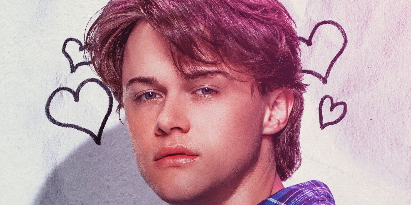Christopher Briney as Aaron Samuels on a character poster for Mean Girls