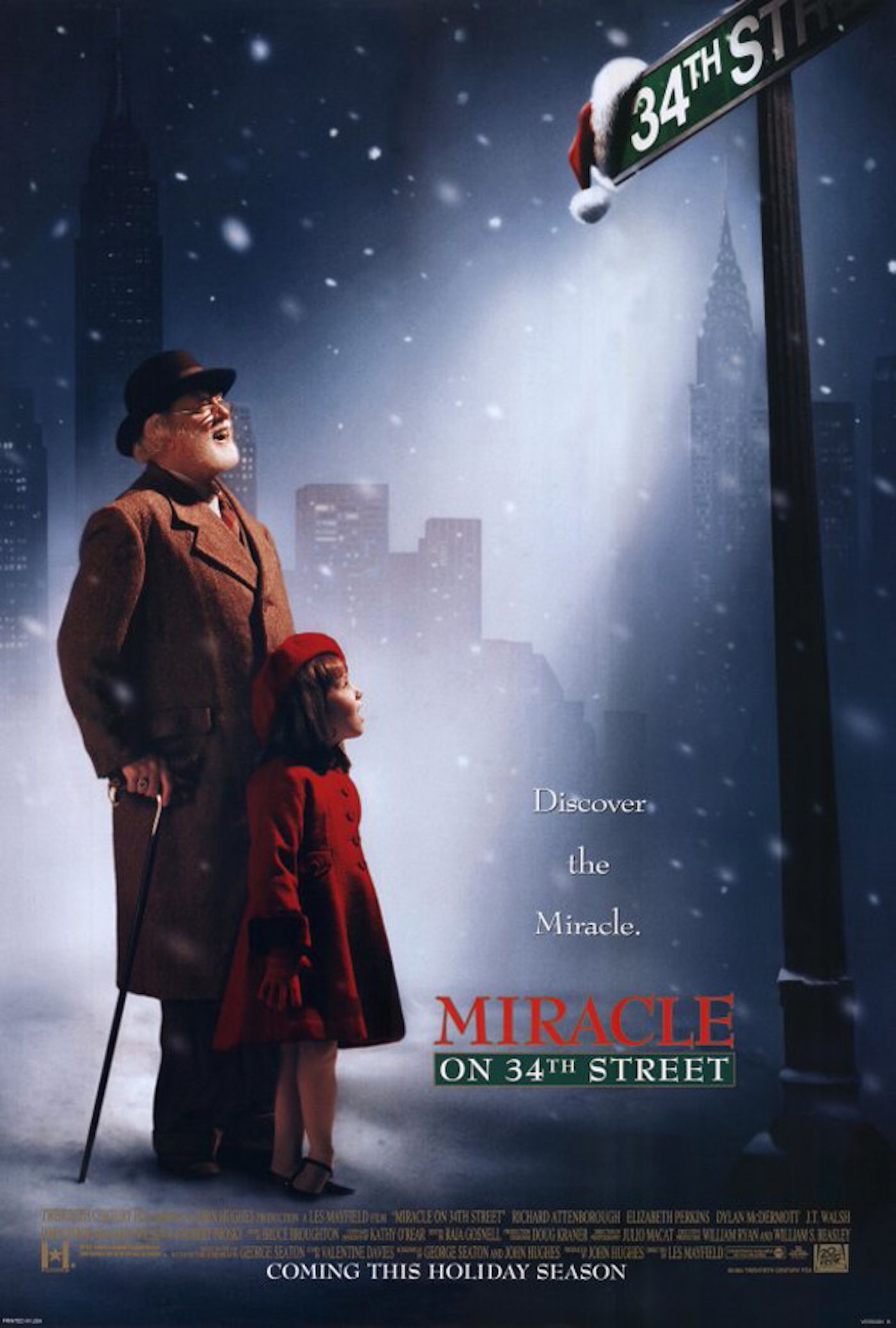 Cartaz do filme Milagre na Rua 34 (1994)