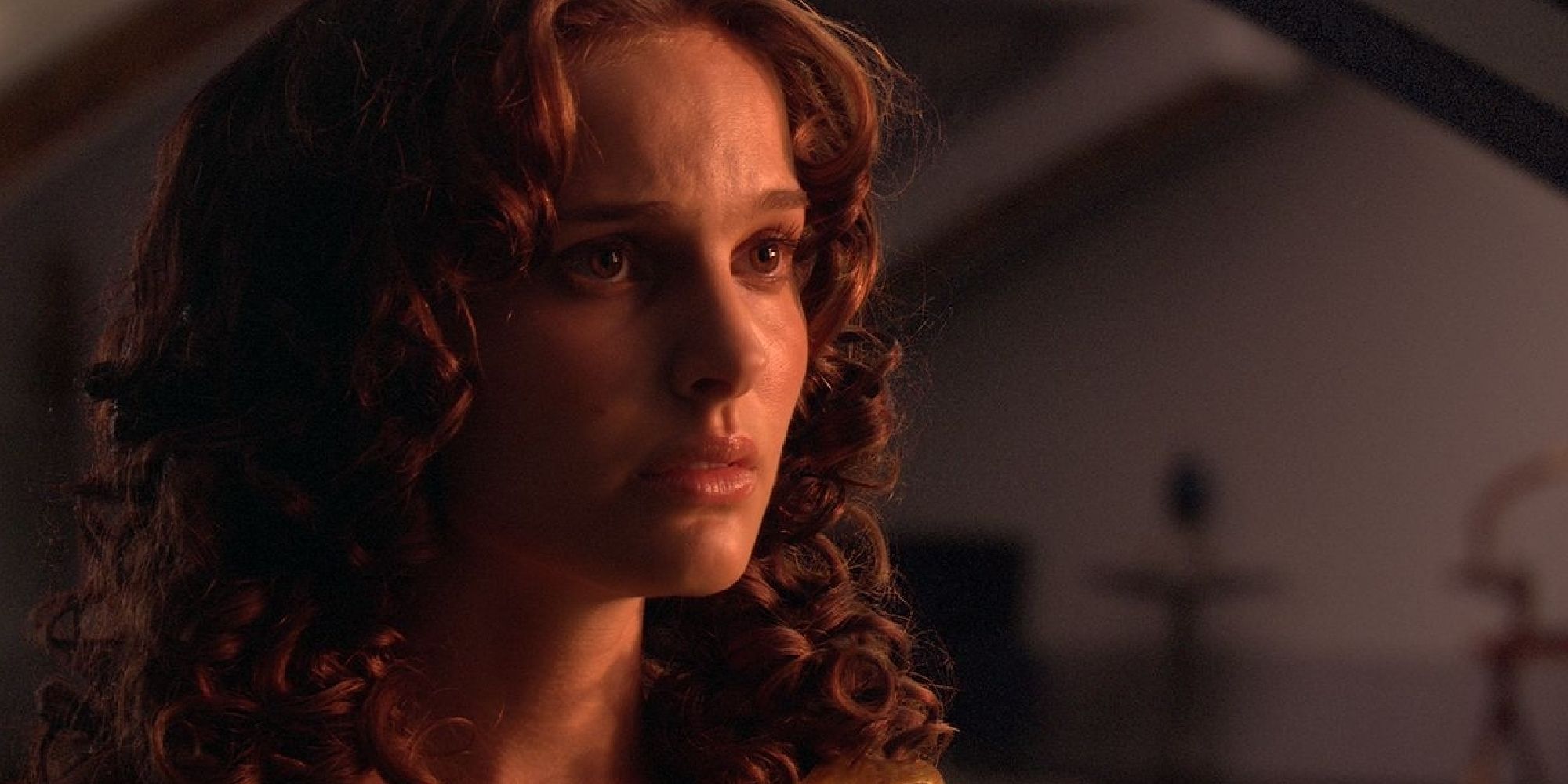 A close-up of Natalie Portman as Padmé in Revenge of the Sith