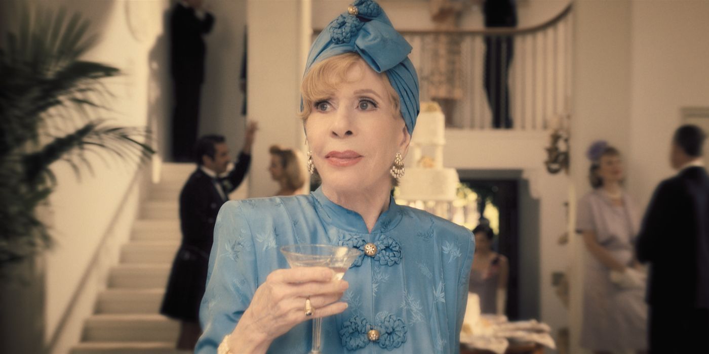 Carol Burnett sips on a martini in 'Palm Royale'