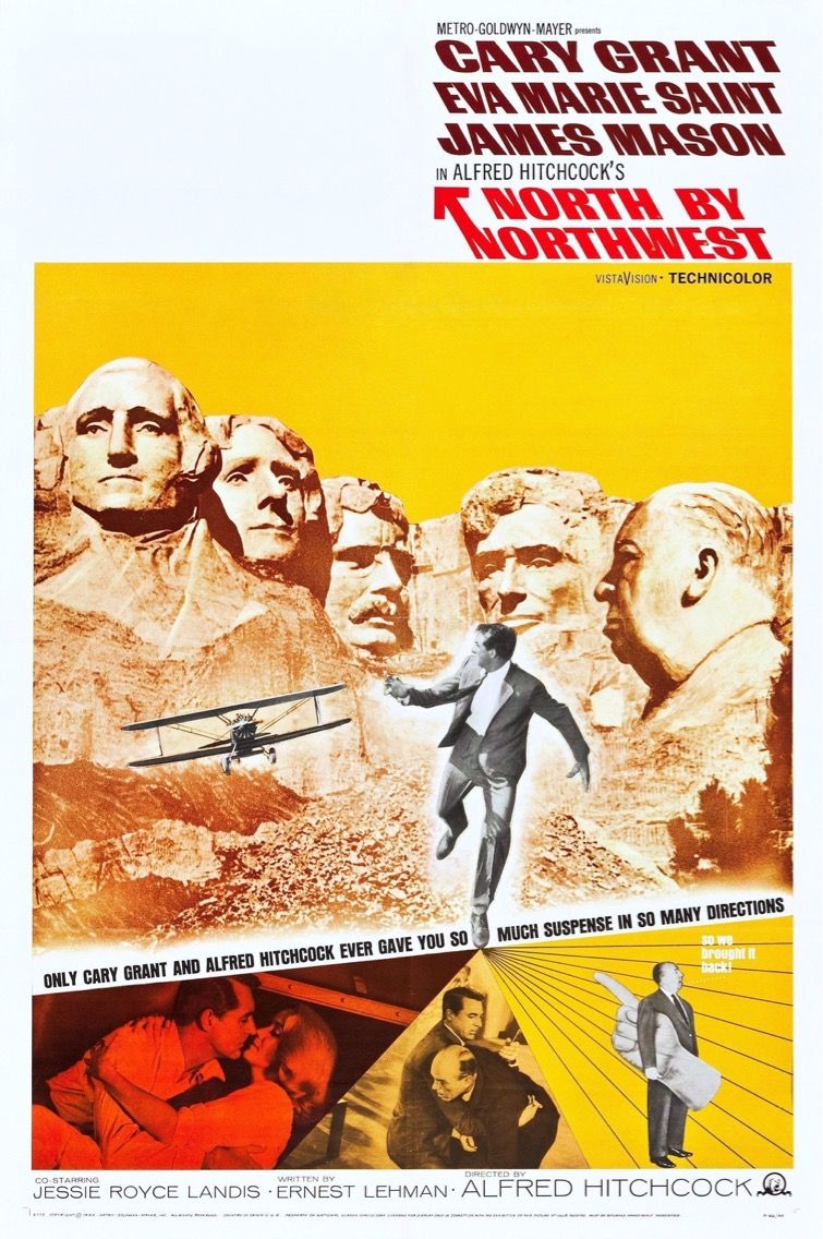 North by Northwest Film Poster