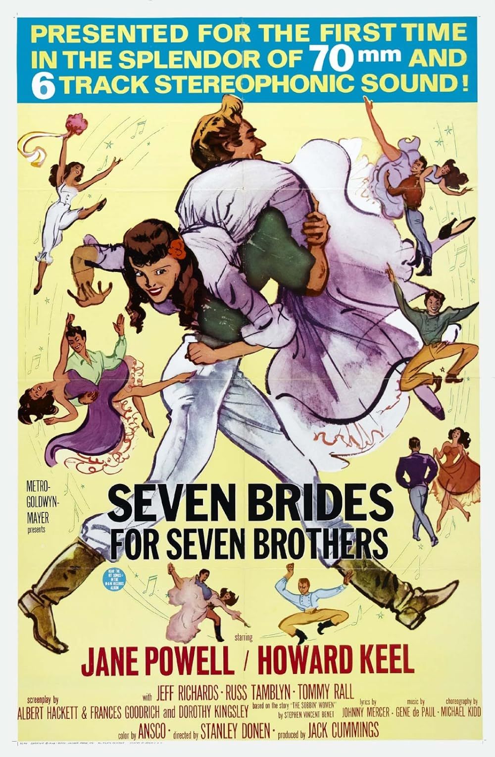 Movie Poster for Seven Brides for Seven Brothers