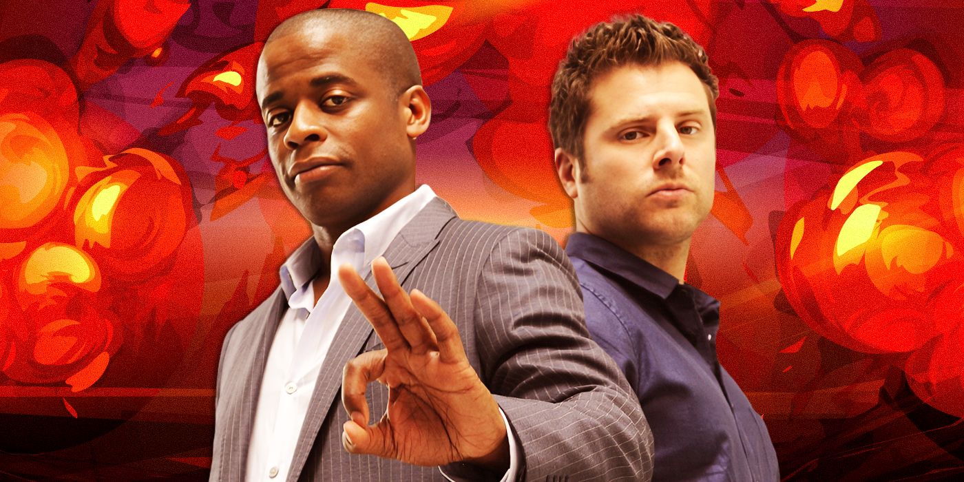 James Roday Rodriguez and Dule Hill in Psych
