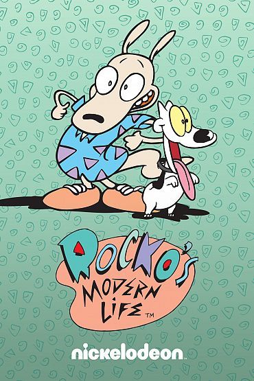 Programa de televisión Rockos Modern Life Póster