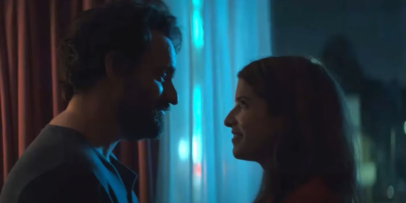 Jake Johnson and Anna Kendrick in 'Self Reliance'