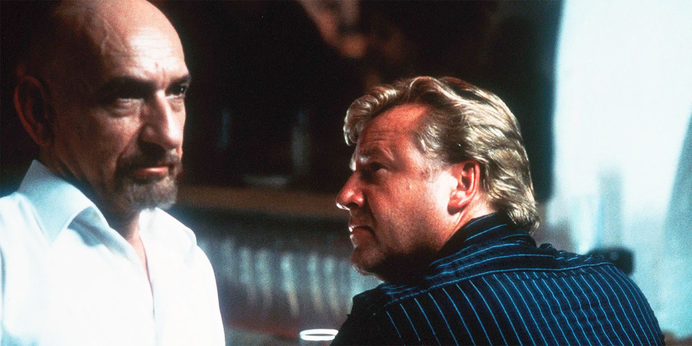 Ben Kingsley as Don Logan and Ray Winstone as Gal Dove in Sexy Beast
