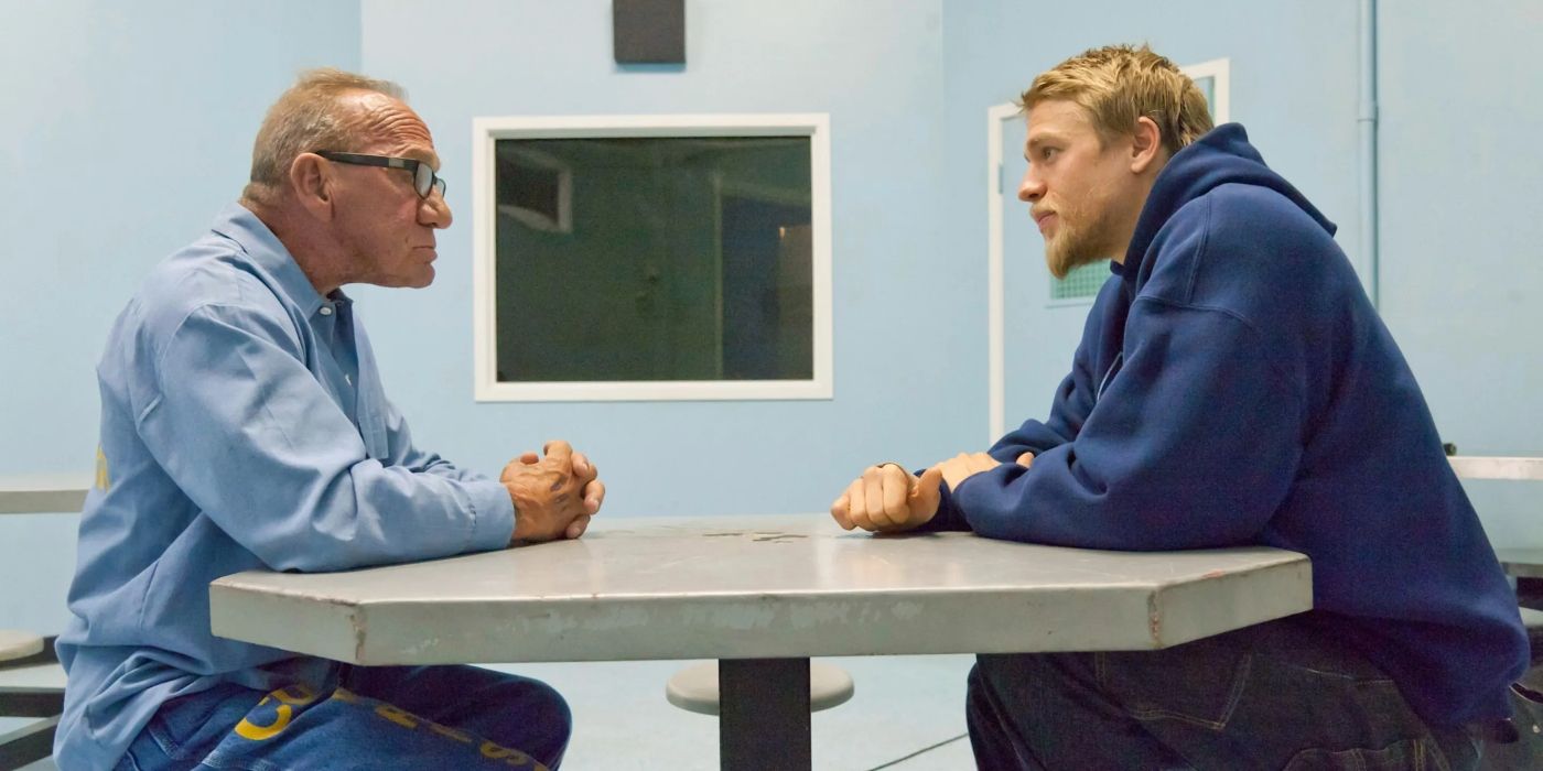 Sonny Barger and Charlie Hunnam in Sons of Anarchy