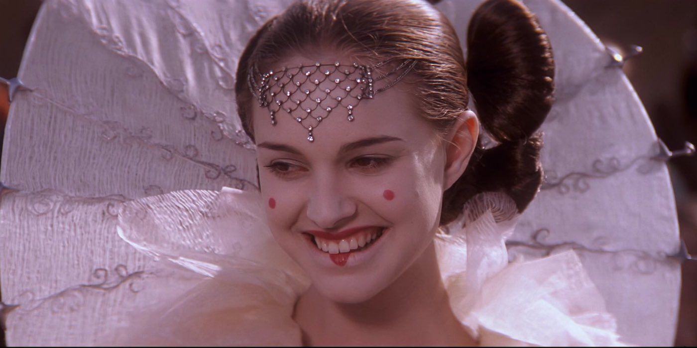 Queen Amidala, played by Natalie Portman, in the Star Wars: The Phantom Menace