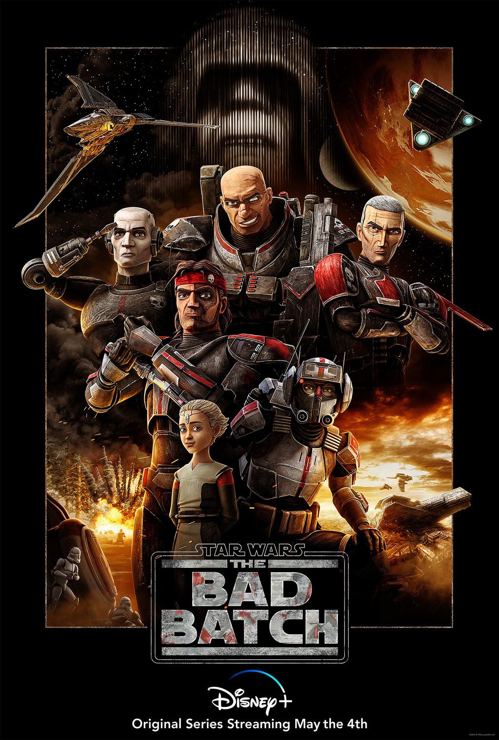 Star Wars The Bad Batch TV Show Poster