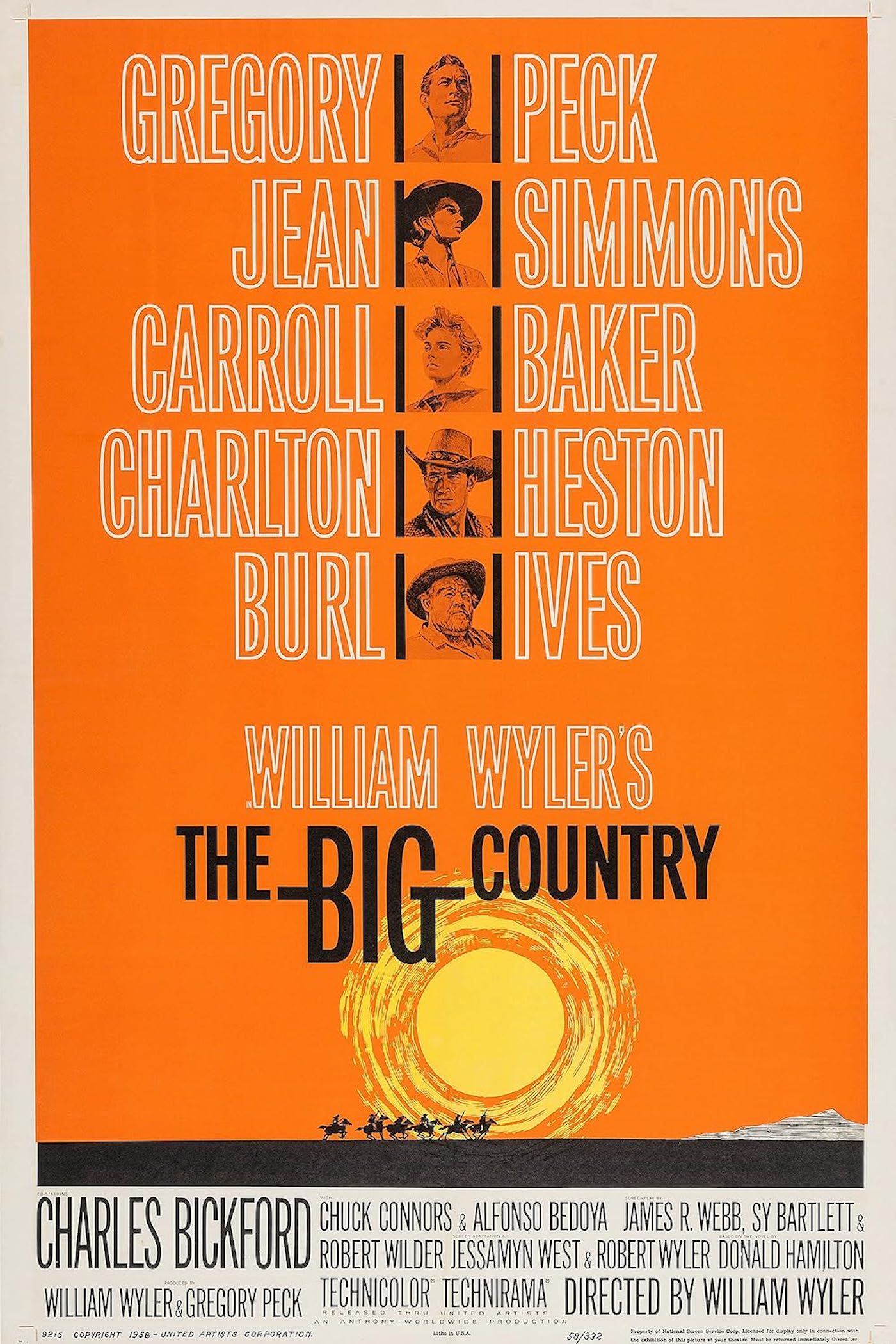 The Big Country movie poster