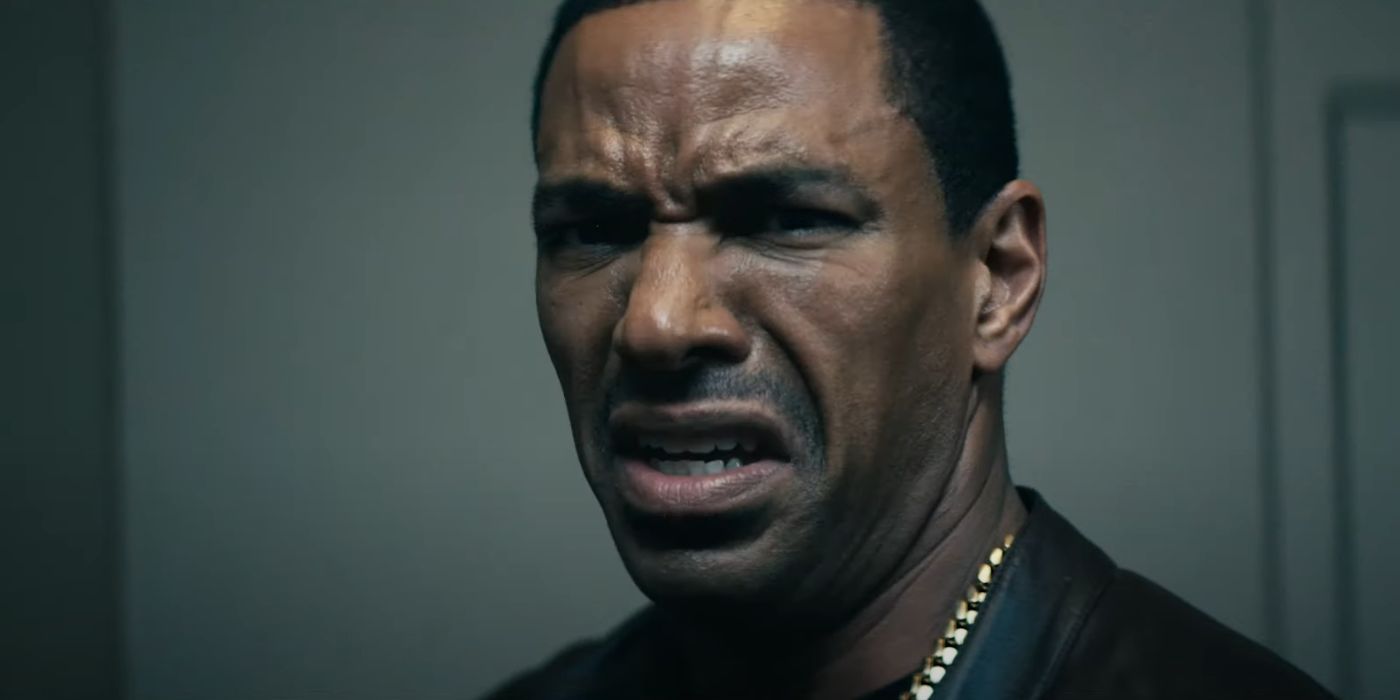 Mother's Milk (Laz Alonso) grimacing in The Boys Season 4