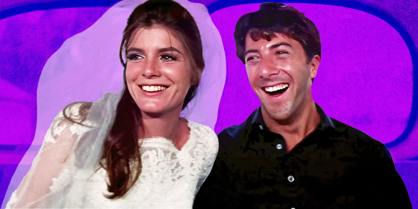 Dustin Hoffman and Katharine Ross in The Graduate