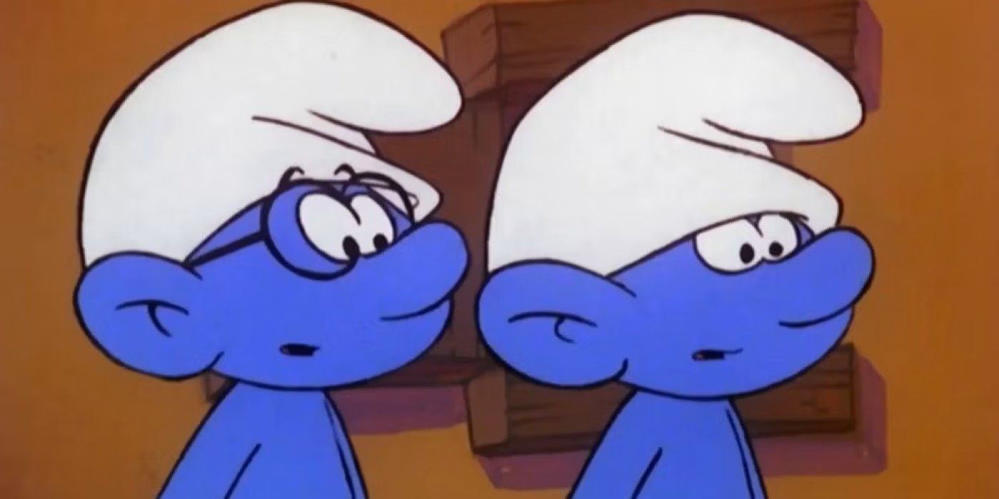 Brainy and Clumsy Smurf on 'The Smurfs'