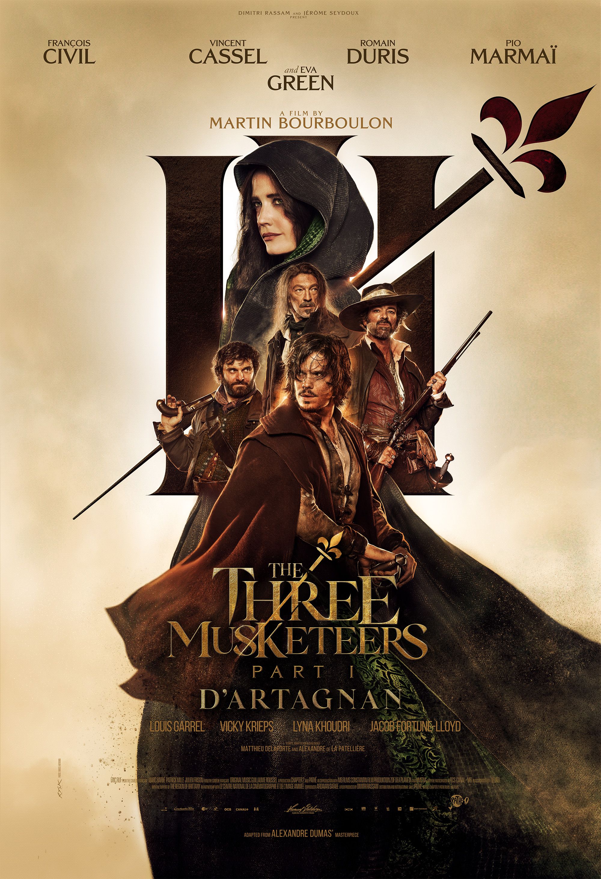 The Three Musketeers - Part I DArtagnan Film Poster
