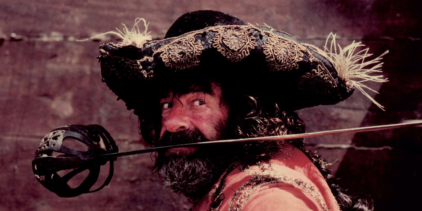 Walter Matthau as Captain Red in 'Pirates'.