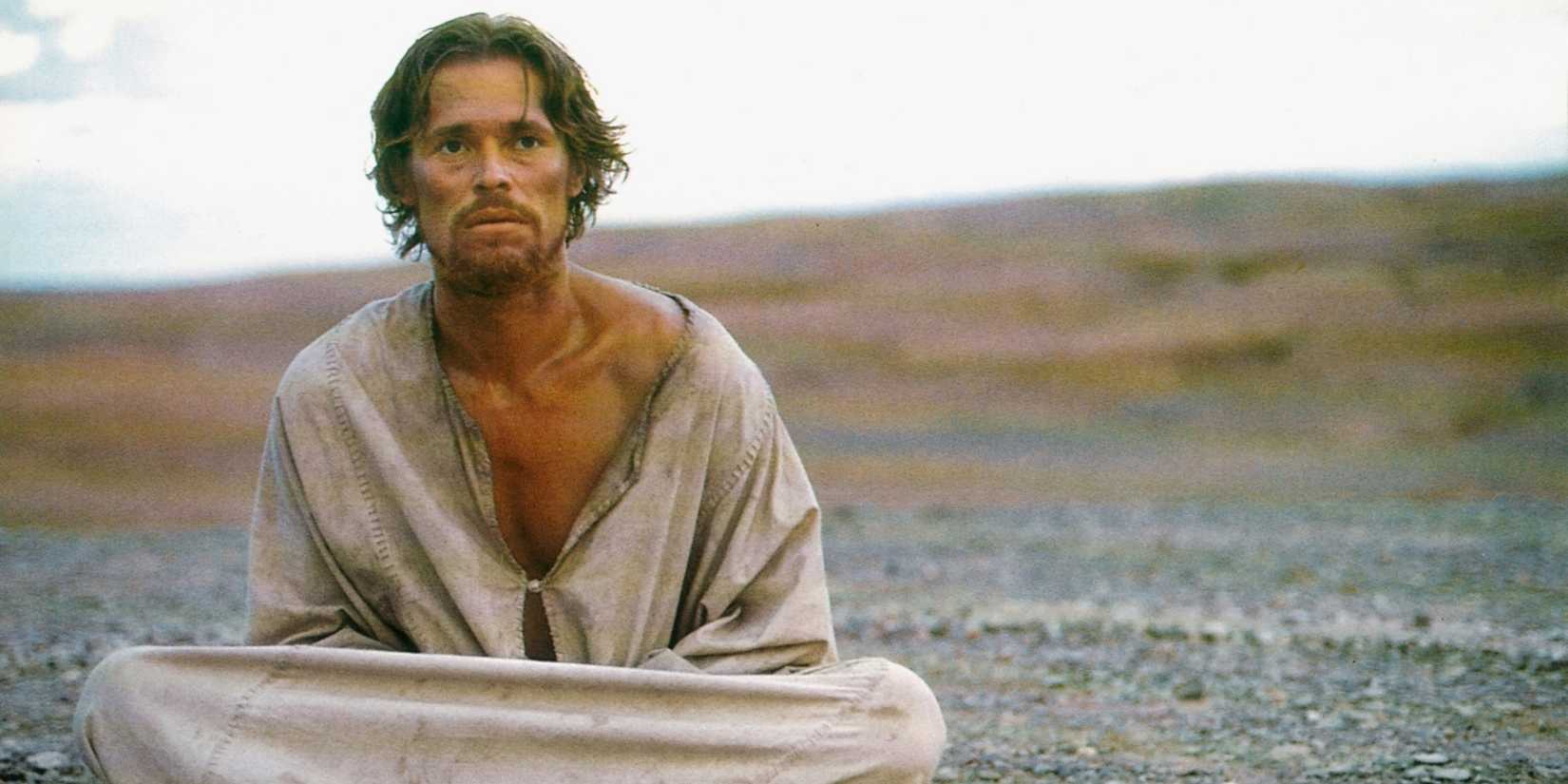 Vilems Dafoe kā Jēzus pēdējā Kristus kārdinājumā