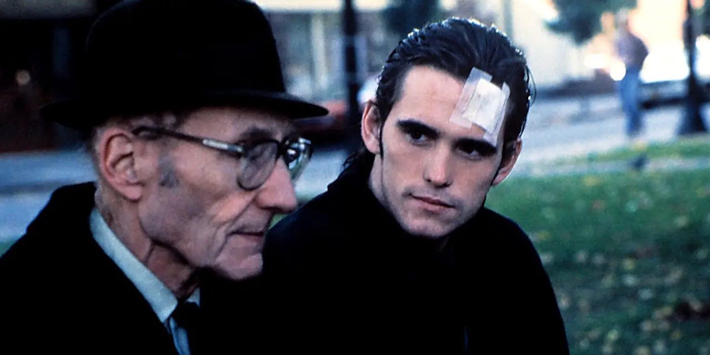 William S. Burroughs und Matt Dillon in Drugstore Cowboy 