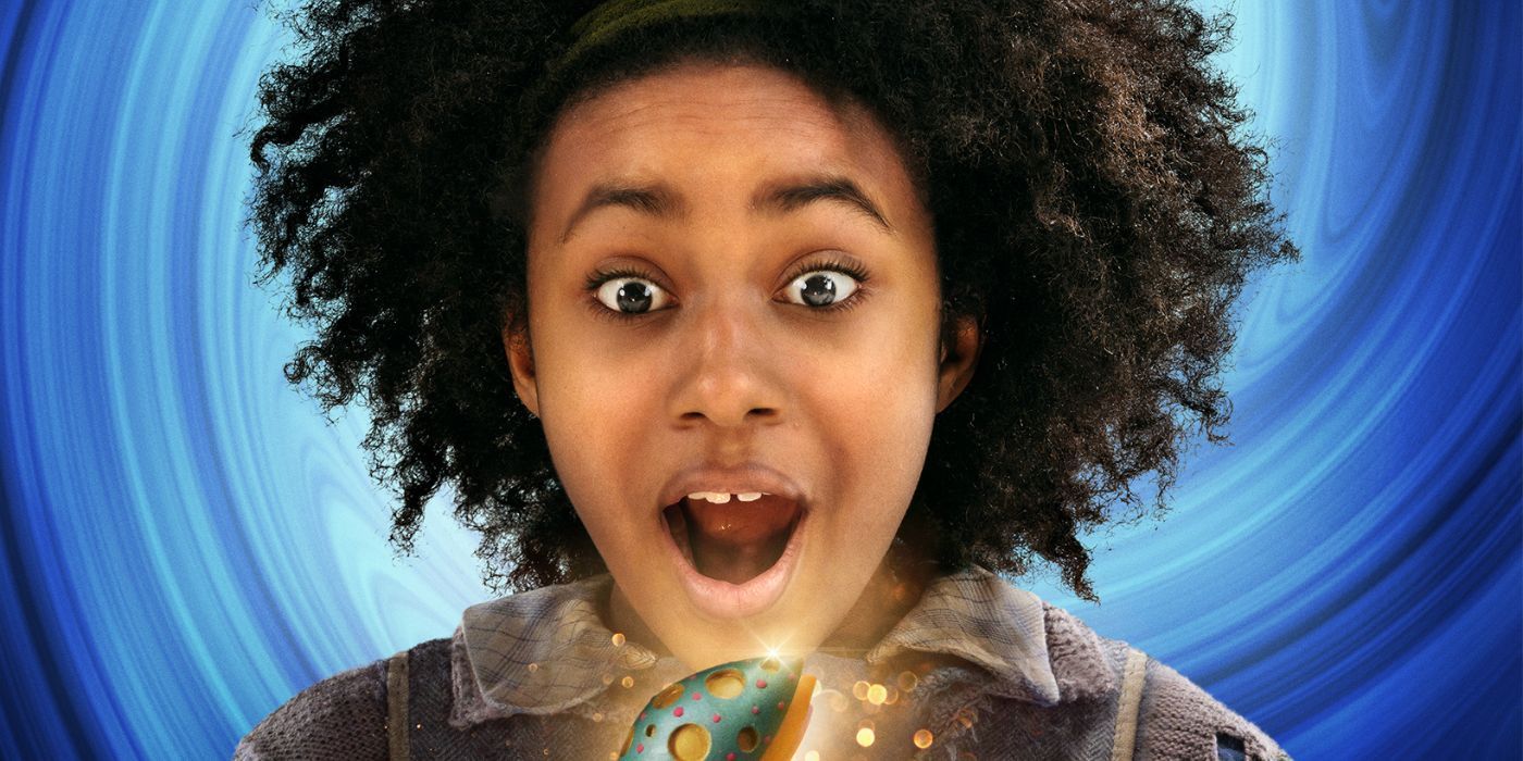 Calah Lane as Noodle on a character poster for Wonka