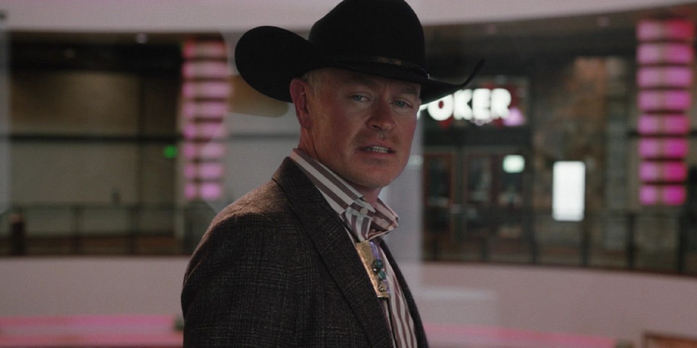 Malcolm Beck (Neal McDonough) scowls on 'Yellowstone'
