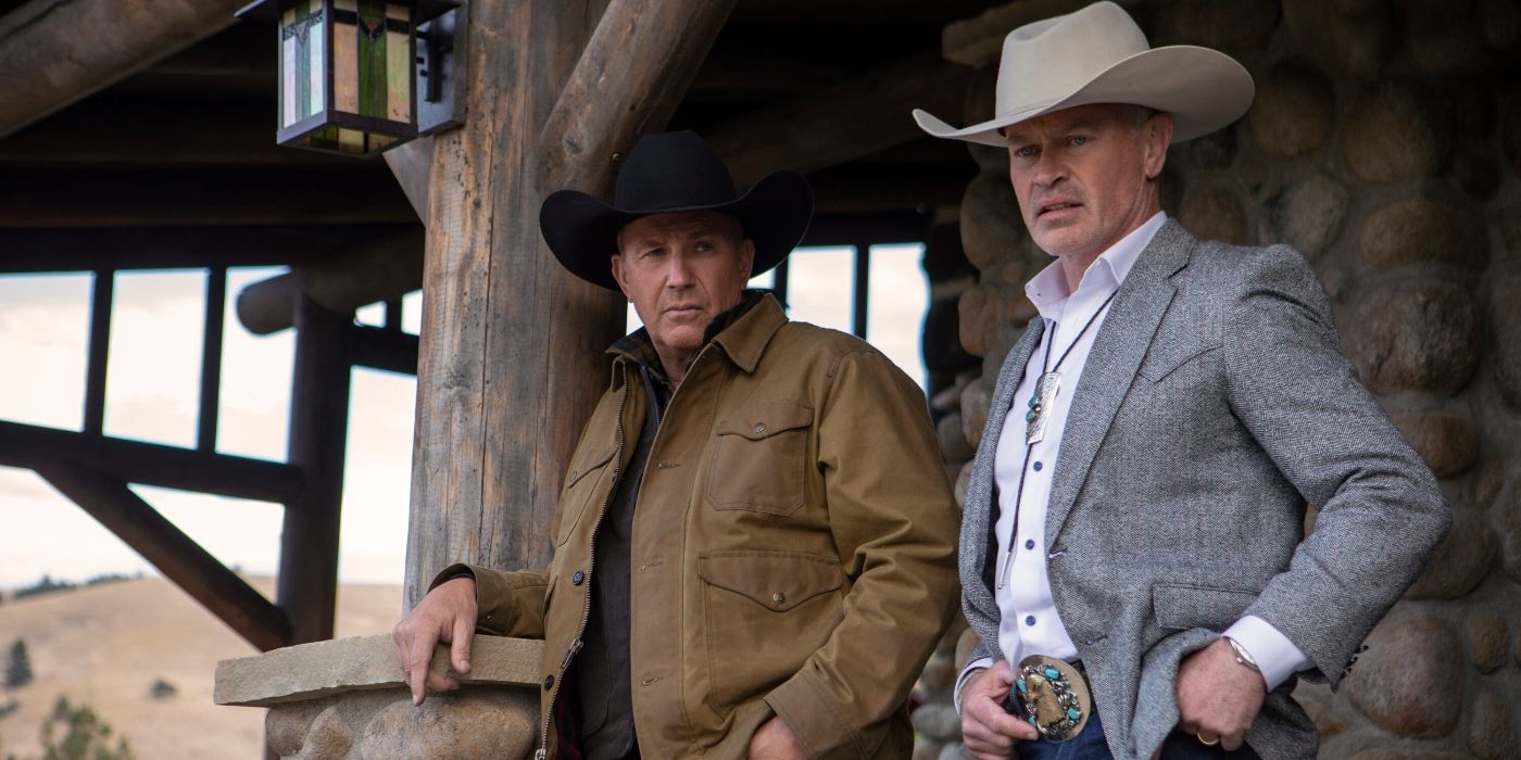 Kevin Costner and Neal McDonough in Yellowstone Season 2 Episode 4