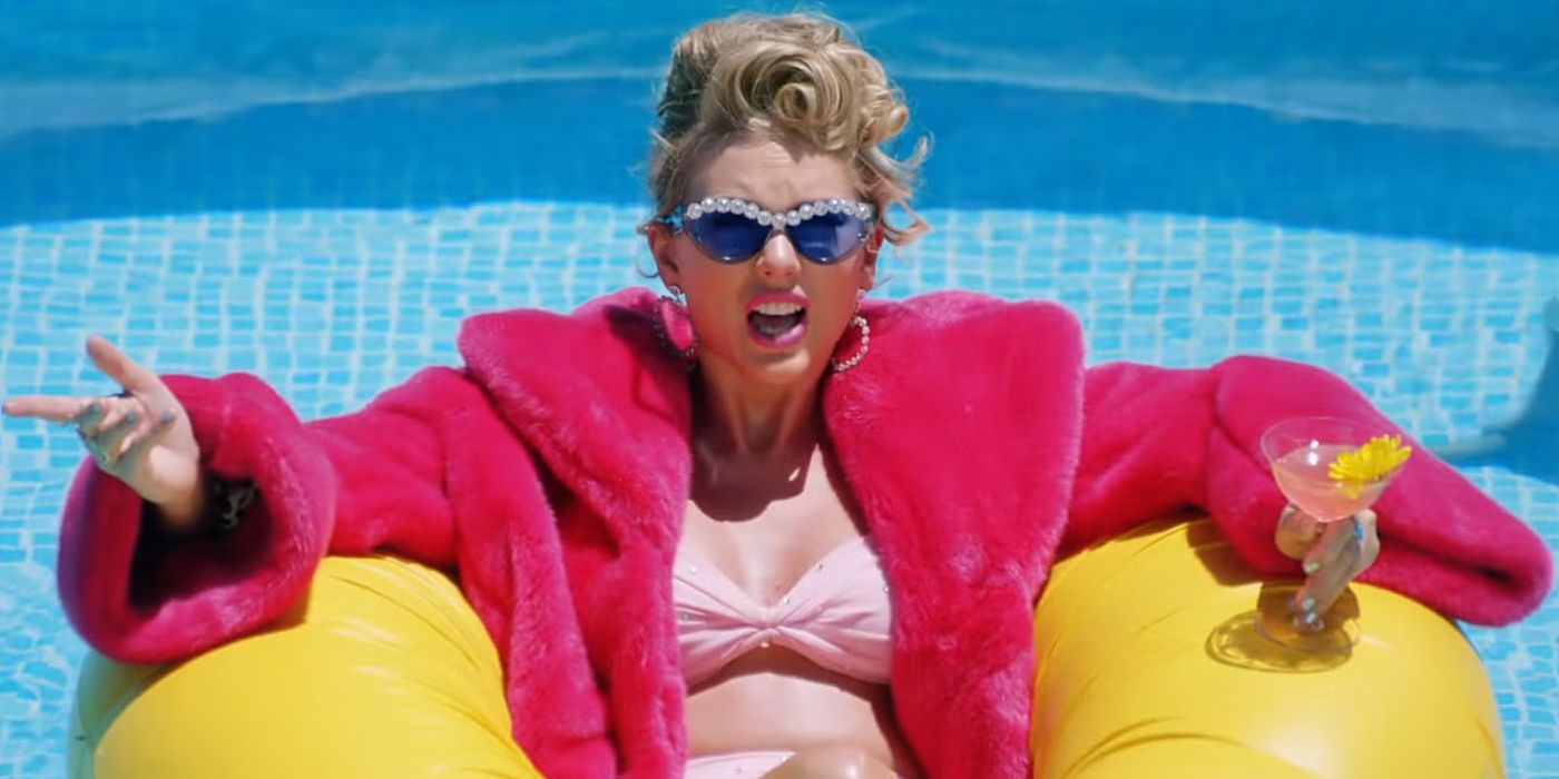 Taylor Swift in the pool in the &lsquo;You Need to Calm Down&rsquo; music video
