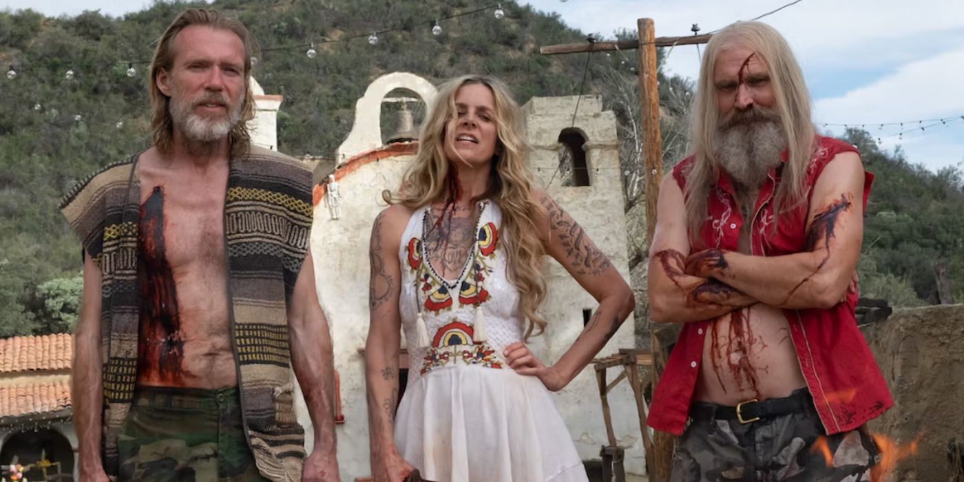 Richard Brake, Sheri Moon Zombie, and Bill Moseley in 3 From Hell.